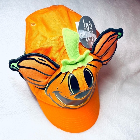 🎃 NWT Disney Mickey’s Pumpkin Patch Hat – Glow-in-the-Dark! 🕸️ - Picture 8 of 14